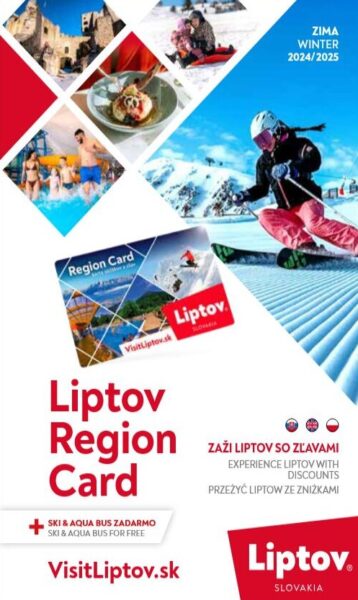 Sprievodca s Liptov Region Card platný do 30. 4. 2025